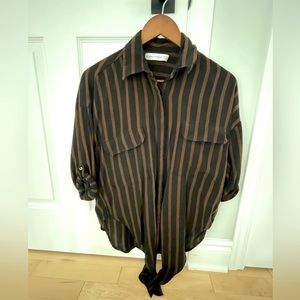Faithfully the Brand striped button-down, AUS 8